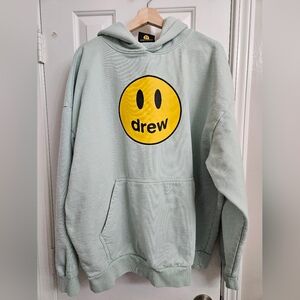 Drew House Sweatshirt Mascot Oversized Hoodie Mint Green Men Size Large